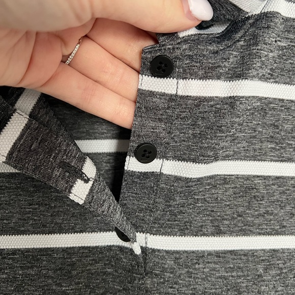 Nike Womens Striped Golf Polo - Picture 4 of 7